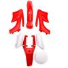 Tuoservo 47cc 49cc Parafango Carena Mini Moto Dirtbike Plastica Tasca Dirt Bike Set (Rosso)