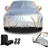 Generico Telo Copriauto Impermeabile per Audi A1 Sportback 2011-2025,Telo Per Auto Da Esterno Traspirante,Anti Acqua Polvere Neve Sole Freddo, con Zip Laterale v98p