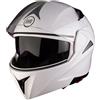 BHR 50137 Casco Moto Modulare , Bianco, XS