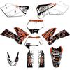 ENARUI Grafiche Adesivi Compatibili con KTM 250 450 350 200 400 125 300 150 500 525 EXC 2005 2006 2007