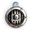 Generico Clacson 6 V Corrente Alternata CA (senza batteria) Cromato per Ciclomotori, Moto, Moto Epoca 74 mm