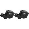 SUTVCM Riser manubrio Moto 22mm 25mm 28mm Manubrio Riser Estensione Posteriore Riser Spostato Per Triumph(Nero,25mm)