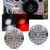 NSLUMO luci LED tonde fendinebbia/retromarcia per Defender posteriore | fendinebbia luce retromarcia(95mm lente trasparente) IP67 E4 SMD LED bianchi L/and Rover Defender 2001-2016 2PCS