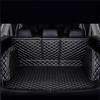 UWTSVFJFB Tappeto Bagagliaio Auto per Hyundai Santa Fe III 2013-2015 2016 2017 2018, AntiGraffio Baule Fodera Auto Accessori,Black