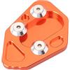 GZYF Piastra di supporto per cavalletto laterale per moto, in alluminio, per BMW F800R 2009-2014/HP2 Sport 2008-2010/R1200S 2005-2008, arancione