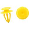 A ABSOPRO Automobile Parafango Rivetti Fissaggio Clip Plastica Giallo (50Set)