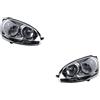Johns Fari alogeni anteriori adatti per VW Golf 5 V dal 03- set H7 H7 LR cromo