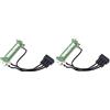 Clynex Resistenza ventola di raffreddamento motore, for Seat, Alhambra, for VW, for Sharan, Transporter T4, for VW, EuroVan 701959263D Resistenza del motore del ventilatore dell'auto(2 pcs)