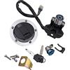 Baceyong Interruttore di accensione Kit chiave di blocco del coperchio del serbatoio del gas del carburante per Su'zu'ki SV1000 SV1000S SV650 SV650A SV650S SV650SF GSXR 600 750