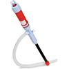 NADCFN Pompa carburante elettrica Pompa elettrica per olio e benzina portatile per auto, trasferimento di liquidi, utensili per acqua e gas Pompe carburante per motore auto(Red)