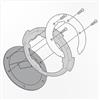 GENERICO FLANGIA GIVI PER BORSE BORSA SERBATOIO MOTO COMPATIBILE CON KTM 1290 SUPER ADVENTURE S (21 > 24) TANKLOCK TANKLOCKED