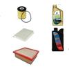 AOQ ORIGINAL QUALITY AOQ - KIT TAGLIANDO 3 FILTRI COMPATIBILE CON FIAT 500X 1600 81kw 110 CV(benzina) + 4 LT OLIO 5W30