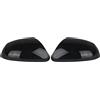 ERUEUBGRM Copertura dello specchietto retrovisore Calotta Specchietto Retrovisore Per Hyundai I10 2014 2015 2016 2017(Pair Glossy Black)