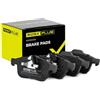 RIDEX PLUS 402B0412P Set d'assale Kit pastiglie freni Anteriore con accessori con molla con foglio adesivo Compatibilità con ALFA ROMEO 159 Sportwagon 939