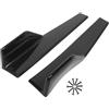 DREOW Minigonne Laterali Per Ford Per Focus MK2 MK3 MK4 Per Fiesta Per Ecosport Per Mondeo Per Fusion Per Transit Per B-MAX Estensione Gonna Laterale Protezione Body Kit Gonne Laterali (Colore : Nero)