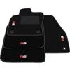 Somer Car Kit Tappetini Auto compatibili con Volkswagen Tiguan Allspace 5 posti 2016-2024 | Set Tappeti in Moquette, ricamo R_S, Tappeto auto su misura