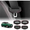 KUNGKIC per Mini Cooper U25 Countryman 2024 2025 Auto Cinghie di Sicurezza Anteriori e Posteriori, Coprischienali Antigraffio, Accessori per Interni (Fianella)