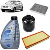 OP Kit tagliando 3 filtri + 4L olio Q8 5W30 per Volkswagen Polo 9N 1.4 benzina
