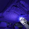 EONYUANGUO Luci interne per auto, USB Atmosphere Night Light Luce notturna per proiettore stellare per camera da letto, auto, soffitto e decorazioni per feste (Viola Blu)