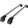 Apline Compatibile con Jeep Grand Cherokee 4 (WK2) 2011-2020 Modello ACE-2 Barre Tetto Portapacchi Auto Barre Portatutto Grigio Alluminio 2 Barre