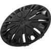 FESTFENDS Copricerchi Auto 13 Pollici in PP Nero, Coprimozzo Ruota | Protezione da Detriti e Acqua, Finitura Lucida del Mozzo, Compatibilità Versatile per Veicoli e Ruote