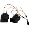 KUWAYO 12V Clacson for auto Tipo di lumaca Corno adatto for Hyundai I10 I20 I30 Accent Getz Sonata Snata FE Tucson 410 510Hz Alto basso passo Auto Corni