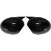 NingRuiBhd Calotta Specchietto Per Mini Per Cooper Per R50 Per R52 Guida A Sinistra 2 Pezzi Copri Specchietti Retrovisori Laterali In Plastica Guscio Protettivo Calotte Ricambio(Gloss Black)