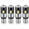 QAUBEN 194 Lampadine LED Canbus 6000K Xenon Bianco Lente per proiettore 5630 Chipset 2825 175 T10 Lampadine di ricambio W5W LED per interni auto Cupola mappa Porta Luci targa di cortesia (4pcs)