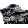 worldcustomchopper Adesivi Stickers Moto Custom HD motorcyles Pinstripe Batwing Touring