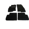 Generico Set di 4 tappetini per auto in moquette nera, compatibili con Grande Punto dal 2005 al 2012