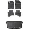 MOTOS Set di tappetini in gomma e tappetini per il bagagliaio per Citroen C1 II 2014-2021 Migliorate il vostro comfort di viaggio con il tappetino antiscivolo per auto - tappetino per auto per tutte l