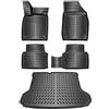 ELMASLINE 3D Tappetini Gomma e Vasca Baule per VW ID.4 | Pianale di carico standard | 2020-2025 | Nota importante: non compatibile con pianale di carico variabile (regolabile) | Tappetini Auto