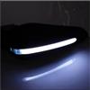 WANSONGHUI Paramani moto 1 Paio Protezioni Leve Freni Con Luce Per LED Bianca O Gialla Protezione Antivento Le Mani Moto Scooter Ciclomotori(White-light black)