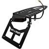 Generico Portatarga 50 CC Fantic HM Valenti Ecc Pieghevole Nero Moto Enduro Motard con Faretto Led Nero