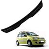KizmiQ Auto Spoiler Posteriori per Fi-at Panda II MK3/Mk4 (Type 169 319) 2003-2020 Nastro Installare Adesivo,ABS Alettone Tetto Posteriore Tuning Ala Styling Accessori,A/Black
