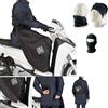 farbrothersonline COMPATIBILE CON HONDA SH 350 COPRIGAMBE TERMOSCUD PARANNANZA UNIVERSALE DA INDOSSARE CON PETTORINA A TRACOLLA E TASCA TRASFORMABILE IN BUSTA TAGLIA UNICA TUCANO