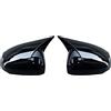 YOMIIN Tappi copri specchietto laterale neri compatibili for Mercedes Benz W177 A Classe CLA C118 V177 2019 2020 CLA200 CLA250 CLA35 CLA45S Berlina berlina A180 (Color : ABS Black)