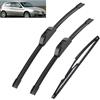 ZanLIn Auto Spazzole Tergicristallo per Alfa Romeo 147 2000-2005, Spazzola e Braccio del tergicristallo Spazzole Tergicristalli Facile Installazione