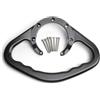 Yuanpgky Maniglia per serbatoio moto, maniglia di sicurezza per passeggeri, in alluminio CNC, per modelli Honda CBR600 CBR900RR serie (nero)