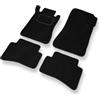 Mossa Tappetini auto adatti per Mercedes Classe C W203 2000-2007 4 pz. nero