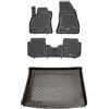 MOTOS Set di tappetini in gomma e tappetini in Pe per il bagagliaio Fiat 500L Living 2013-2022 Migliorate il vostro comfort di viaggio con il tappetino antiscivolo per auto - tappetino per auto per tu