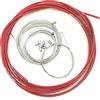 seba.ricambi Kit Guaine Rosse Rosso Cavi Bussole per Ciclomotore Ciao Si Bravo Boxer Grillo Boss Eco Cba