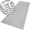 MR-Style Grande griglia Racing Tuning 40 x 120 cm, in plastica ABS a nido d'ape in colori RAL (grigio RAL 9006)