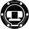 AZgraphishop Protezione tappo benzina RESINA 3D COMPATIBILE CON R 1250 RT 2021-2022 GP-768 (TRIPLE BLACK, MANUALE)
