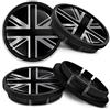 SkinoEu Compatibile con Coprimozzo VW Volkswagen 5G0601171XQI 66mm Copricerchi Tappi Ruota Cerchi Lega Ricambio CR 29
