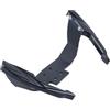 Nhsijpo Telaio Spoiler Carenatura Accessori per Motociclo Per Keeway Per RKF125 Per 125RKF Bracciolo Posteriore Ala Di Coda Corno Di Bue Dorato Portapacchi Posteriore Per Moto(Black)