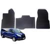 W-Parts TAPPETI - TAPPETINI IN GOMMA 3D TPE NERI PER Transit/Tourneo Custom 13 -> 23
