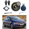 D'ANGELO 1988 Kit Ruotino di Scorta 16 compatibile con Volkswagen Polo V/VI con Cric, Chiave, Guanti e Sacca