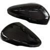 SASFZ Calotte Degli Specchietti 2 Pezzi Per Ford Per Focus Per MK4 2019 2020 2021 2022 2023 Copri Specchietto Retrovisore Laterale Portiera Auto Calotta Specchio(Nero lucido)