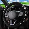 Mosklo Coprivolante Auto 1 Coprivolante Antiscivolo Impermeabile In Tessuto Farfalla Glitterato Per 14,5-15 Pollici Copri Volante(Sliver)